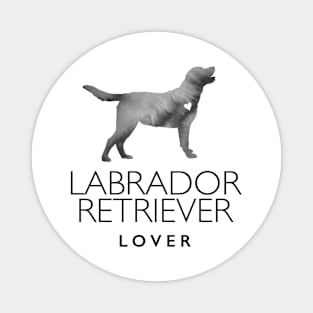 Labrador Retriever Dog Lover Gift - Ink Effect Silhouette Magnet